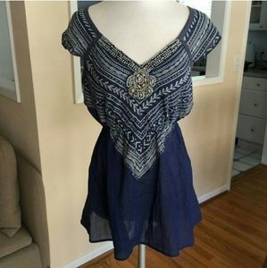 Beaded Free People Top